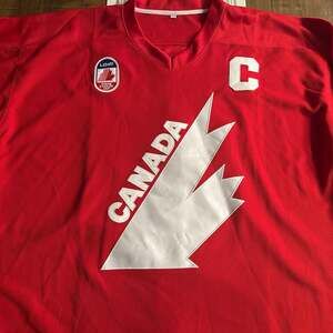 Vintage Wayne Gretzky #99 Team Canada 1987 Labatt Canada Cup Red Hockey Jersey